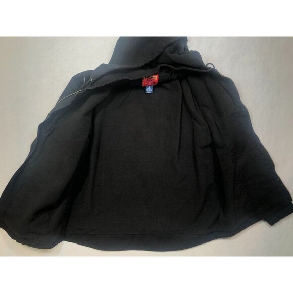 Vintage Big Mac Chore Jacket Work Wear Utility Black Full Zip Coat Men's Size XL - Picture 3 of 7